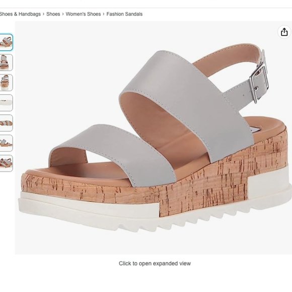 Steve Madden Brenda Platform Sandal - 9 Tan - Picture 12 of 16